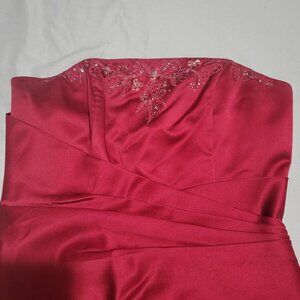 Formal red dress